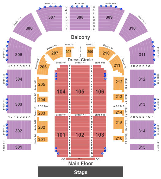 Magic City Classic Seating Chart