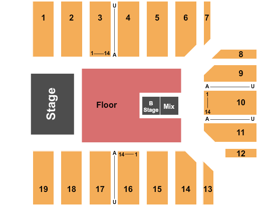 Provident Credit Union Event Center Skillet Seating Chart