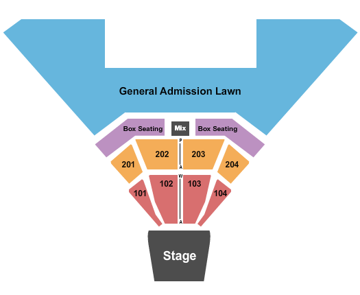 Sand Mountain Park & Amphitheater Endstage Seating Chart