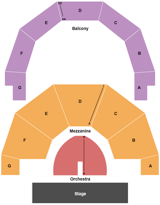 Sanders Theatre End Stage Seating Chart