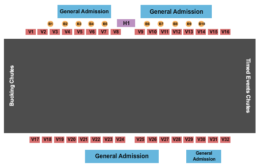 Sandhills Global Event Center Rodeo 2 Seating Chart
