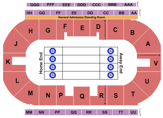 Sandman Centre Curling Seating Chart