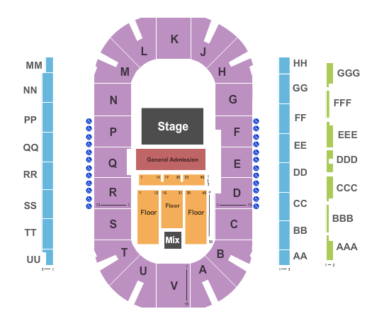 Sandman Centre Kip Moore Seating Chart