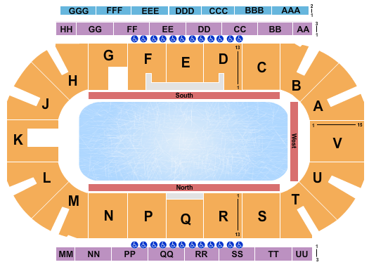 Sandman Centre Stars On Ice Seating Chart