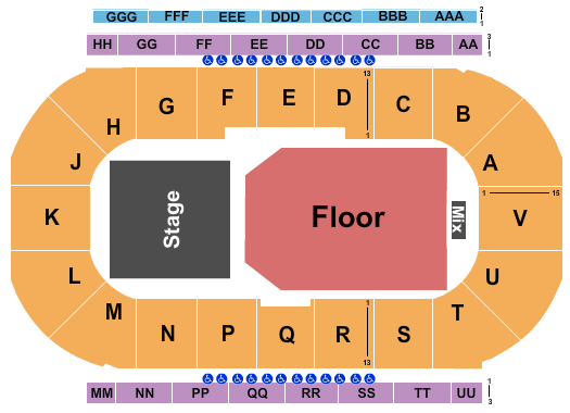 Sandman Centre The Illusionists Seating Chart