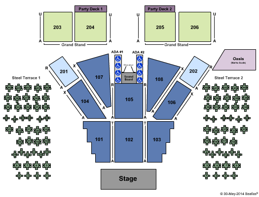 Wind Creek Event Center Steely Dan Seating Chart