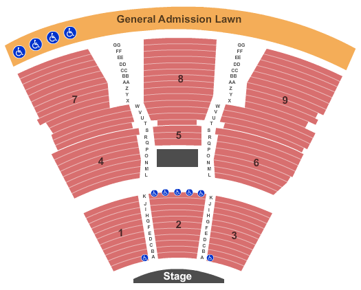 Sandy Amphitheater Endstage 2 Seating Chart