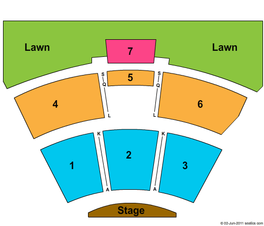 Sandy Amphitheater End Stage Seating Chart