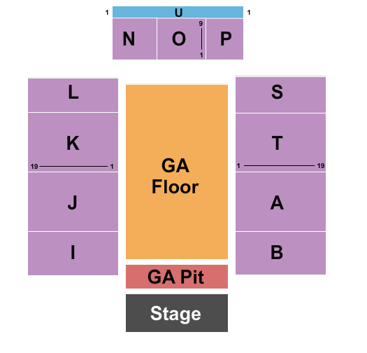 Sanford Pentagon Jake Owen Seating Chart