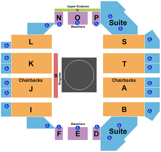 Sanford Pentagon Wrestling Seating Chart