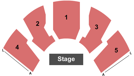 Sangre de Cristo Arts & Conference Center End Stage Seating Chart