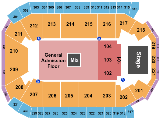 Rio Rancho Events Center A Sweet Green Seating Chart