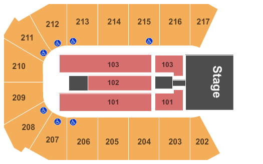 Rio Rancho Events Center Chris Tomlin Seating Chart