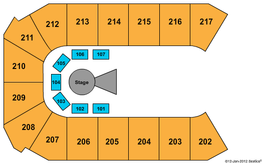 Rio Rancho Events Center Cirque Dralion Seating Chart