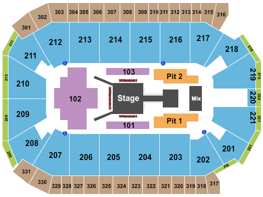 Rio Rancho Events Center Fuerza Regida Seating Chart