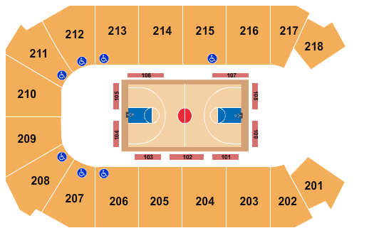 Rio Rancho Events Center Basketball - Harlem Globetrotters Seating Chart