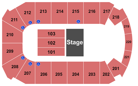 Rio Rancho Events Center Los Temerarios Seating Chart