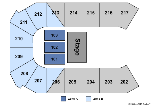 Rio Rancho Events Center Sesame Street Live Zone Seating Chart