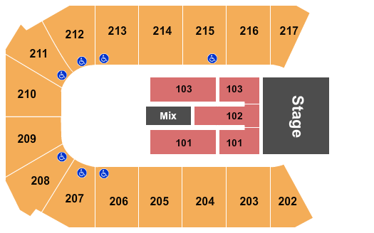 Rio Rancho Events Center Skillet Seating Chart