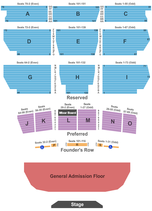 Santa Barbara Bowl seating chart event tickets center