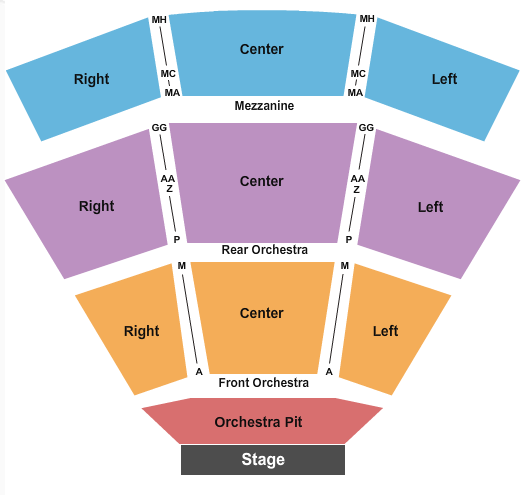 Santa Fe Opera Theatre Seating Map