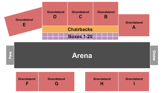 Santa Fe Rodeo Grounds Rodeo Seating Chart