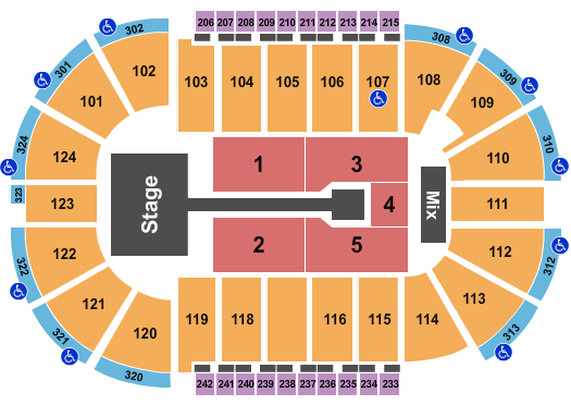Santander Arena Anuel AA Seating Chart