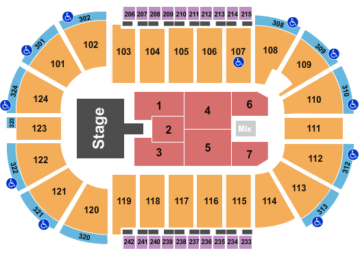 Santander Arena Don Omar Seating Chart