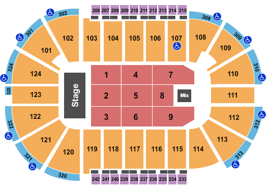 Santander Arena Elevation Worship Seating Chart