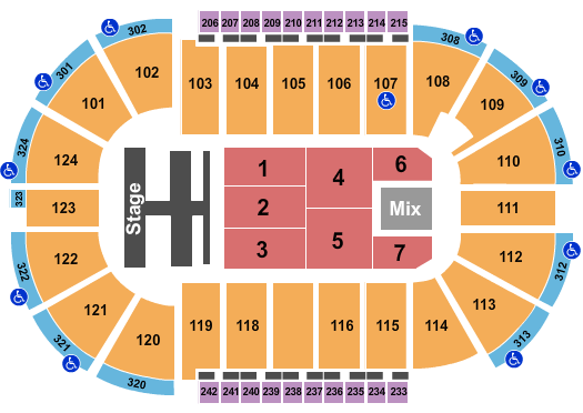 Santander Arena Grupo Firme Seating Chart