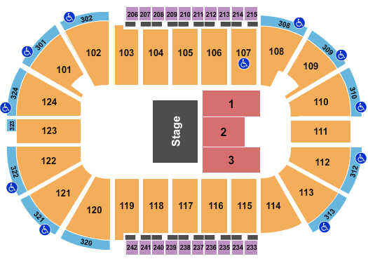 Santander Arena Half House-2 Seating Chart
