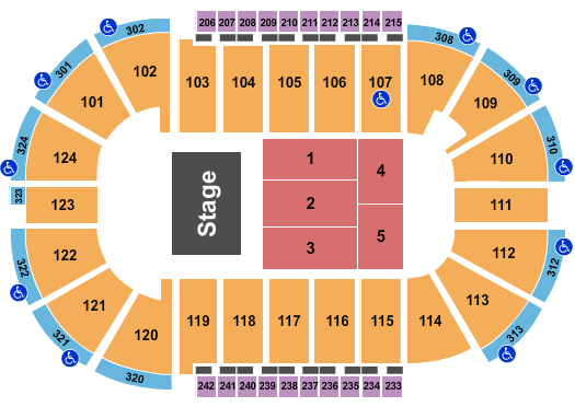 Santander Arena Keith Sweat Seating Chart