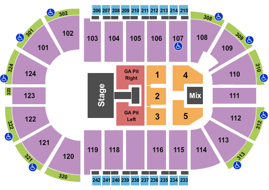 Santander Arena Kelsea Ballerini Seating Chart