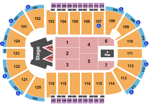 Santander Arena Maluma Seating Chart