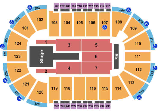 Santander Arena Ozuna 2 Seating Chart