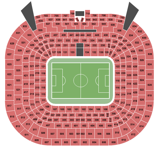 Estadio Santiago Bernabeu Soccer Seating Chart