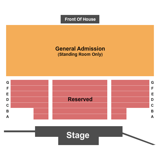 Sapphire Palace at Blue Lake Casino Endstage 2 Seating Chart
