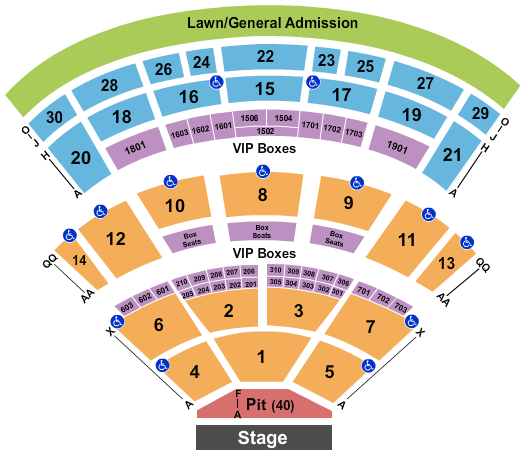 Saratoga Springs Spac Seating Chart