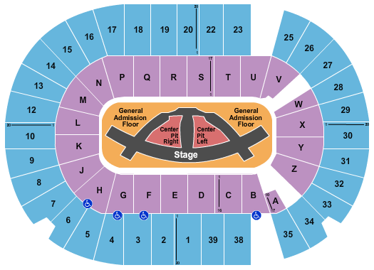 SaskTel Centre Carrie Underwood Seating Chart