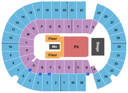 SaskTel Centre Chris Stapleton Seating Chart