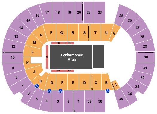 SaskTel Centre Cirque Axel Seating Chart