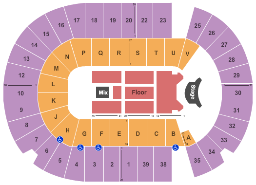 SaskTel Centre Ed  Sheeran Seating Chart