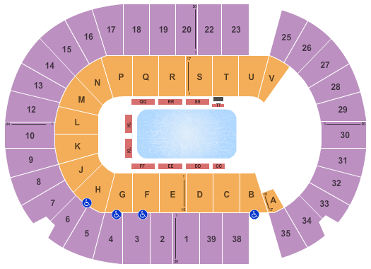 SaskTel Centre Ice Age Seating Chart