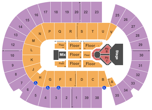 SaskTel Centre Justin Bieber Seating Chart