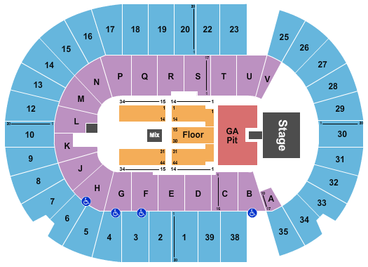 SaskTel Centre Luke Combs Seating Chart