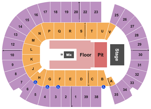 SaskTel Centre Noah Kahan Seating Chart