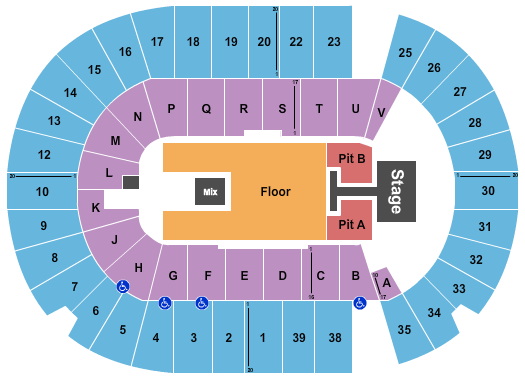 SaskTel Centre Old Dominion Seating Chart