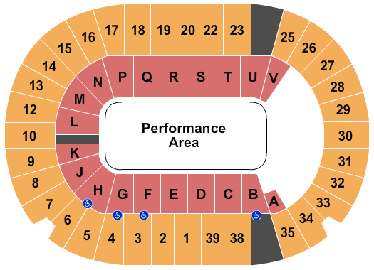 SaskTel Centre Open Floor Seating Chart