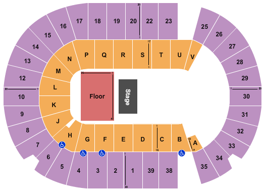 SaskTel Centre Rock of Ages Seating Chart