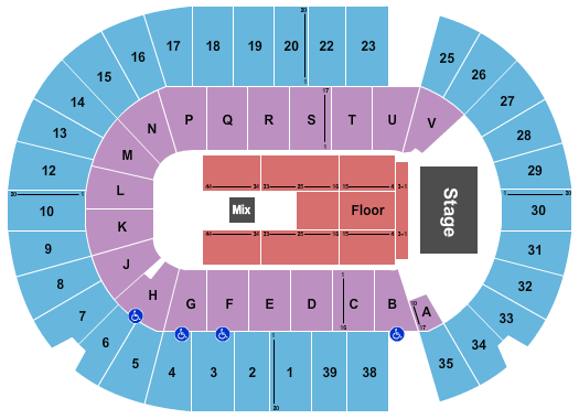 SaskTel Centre Russell Peters Seating Chart